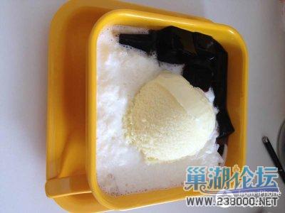 雪山白雪凉粉
